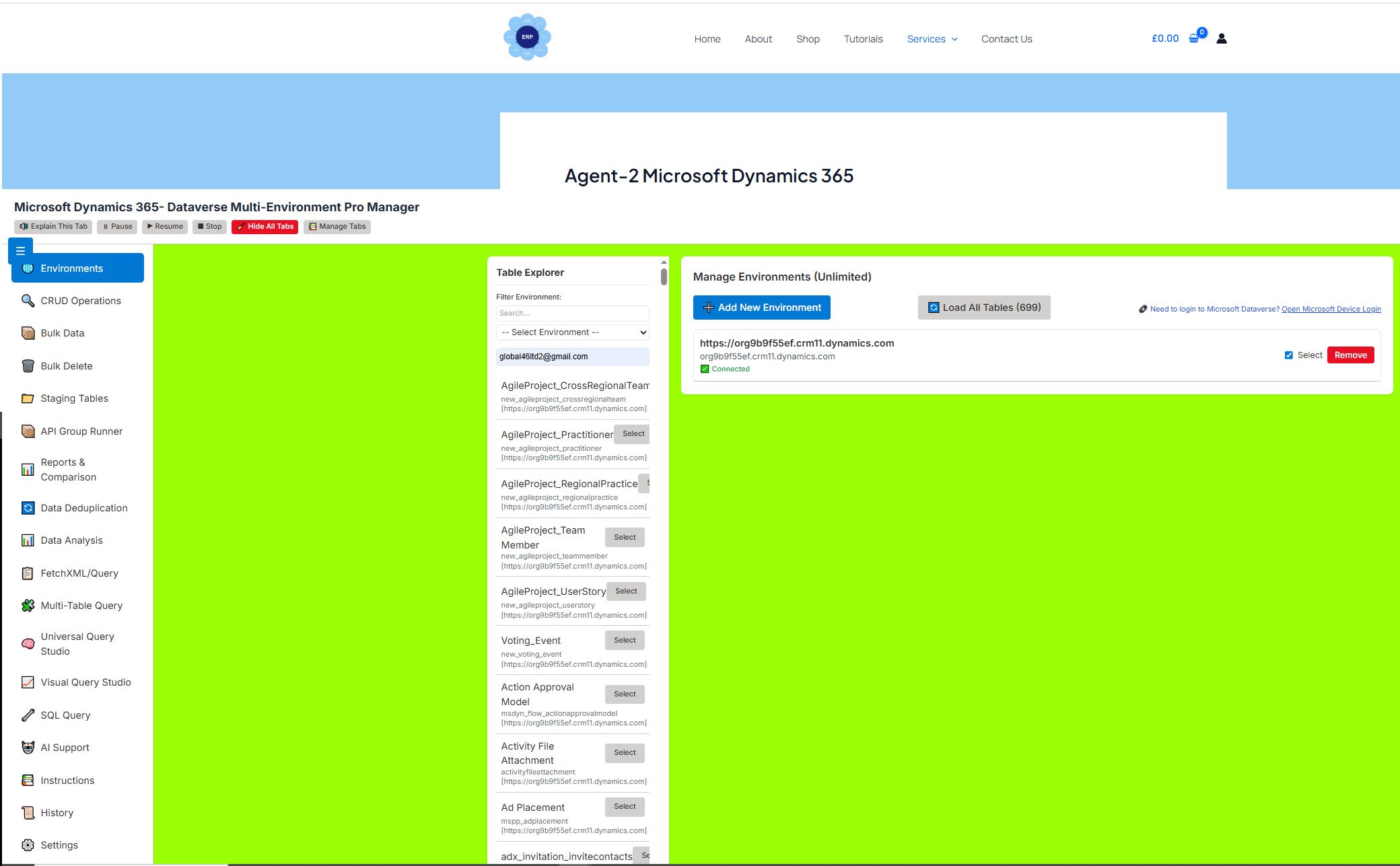 microsoft dynamics 365 dataverse multi environment manager