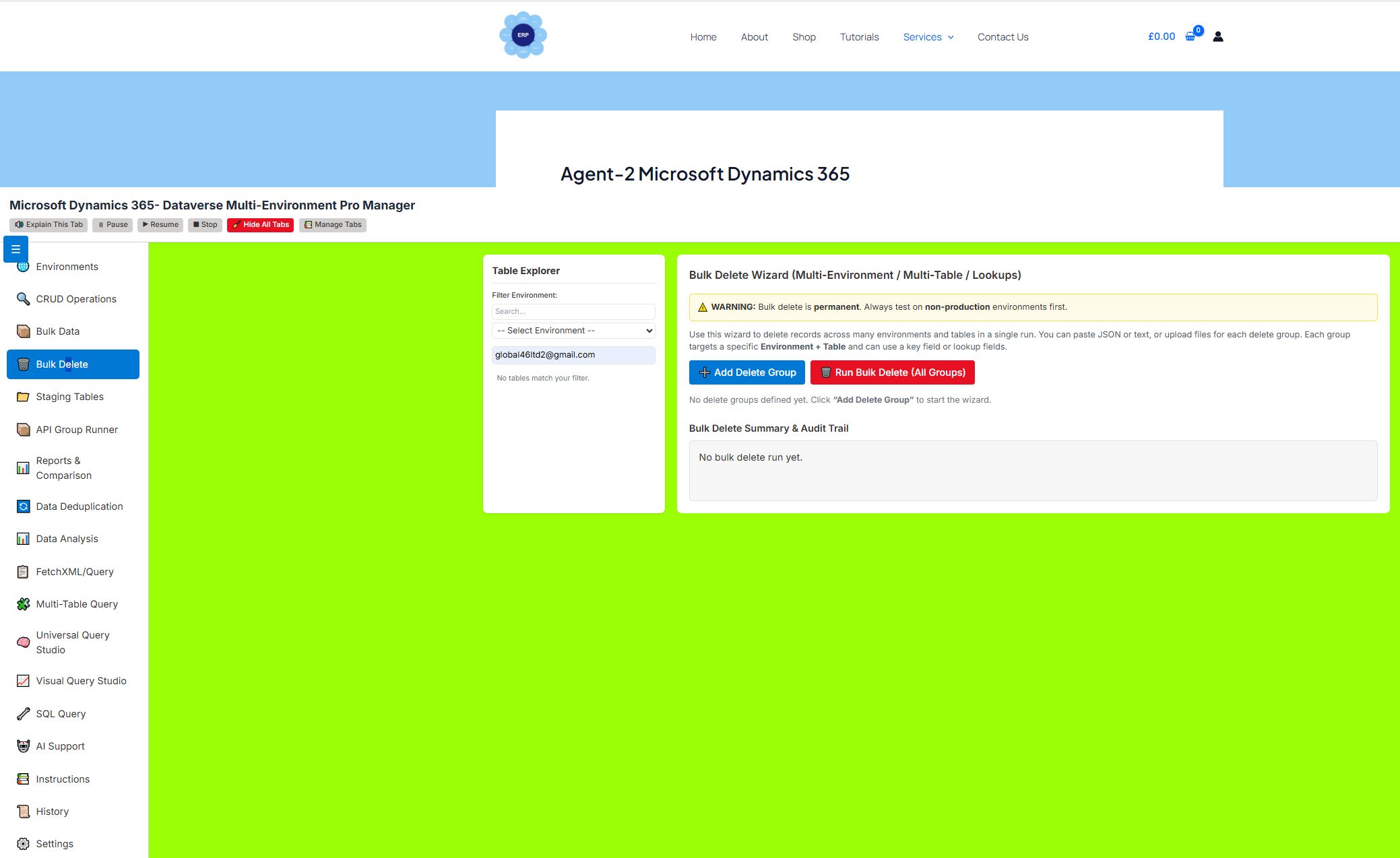 microsoft dynamics 365 dataverse multi environment manager
