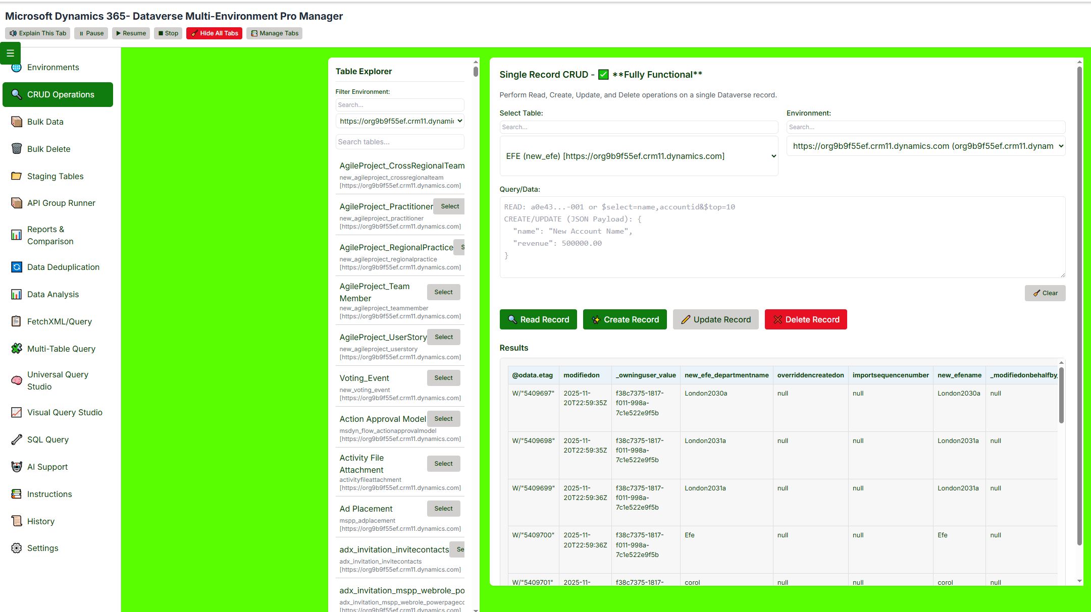 microsoft dynamics 365 dataverse multi environment manager