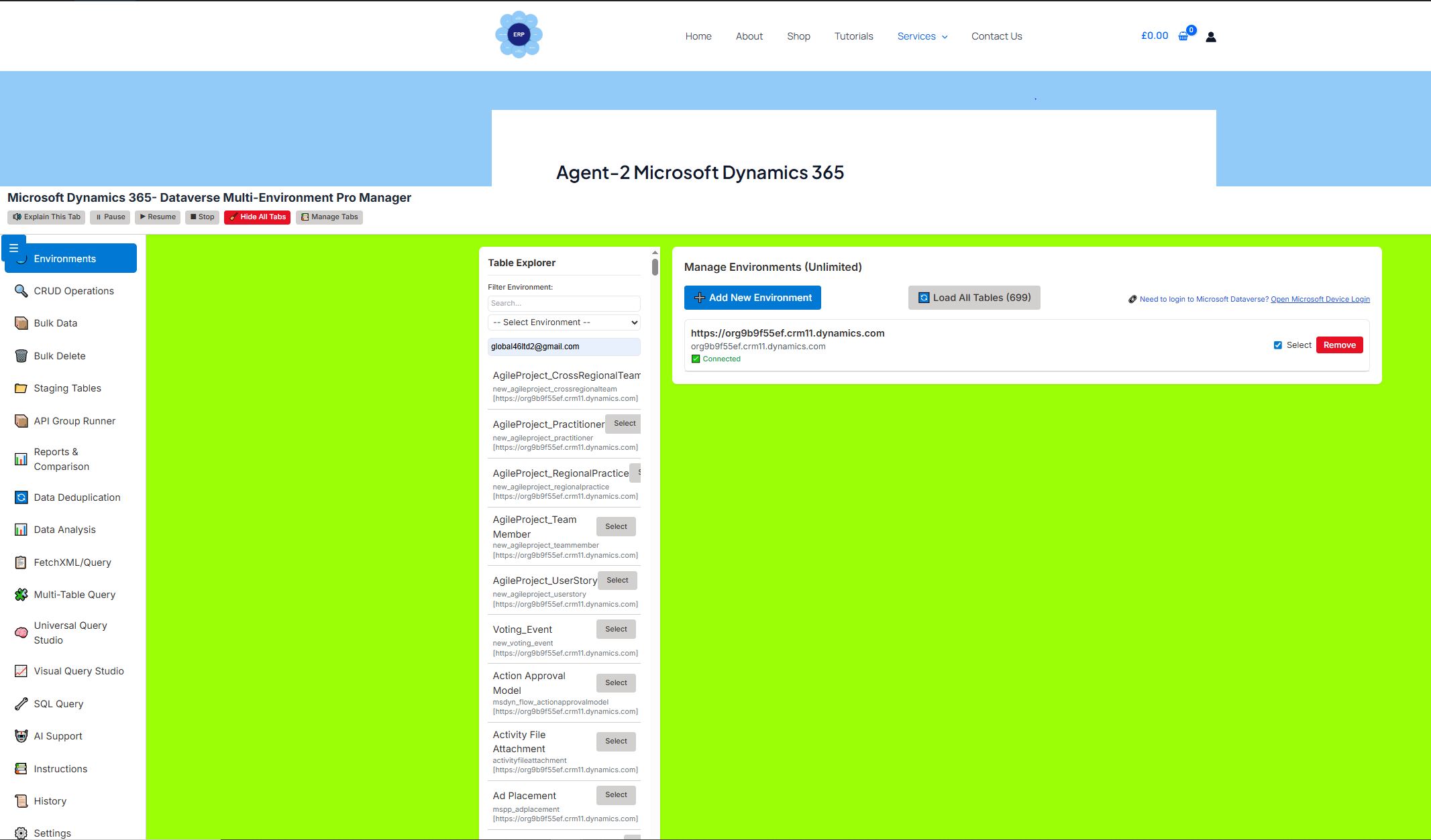 microsoft dynamics 365 dataverse multi environment manager
